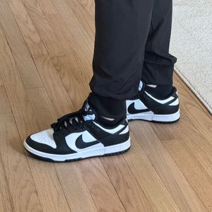 **SOLD**Nike Dunk low retro white and black. In great condition.